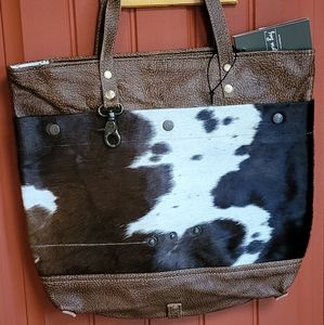 MYRA Cocoa and Hairon Bag NWT